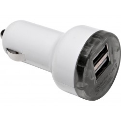 Sandberg Car charger Dual 1000+2400 mAWith the Sandberg Car charger USB, you’ll always have a USB charger to hand in your car whenever a portable device is running low on power.Sandberg