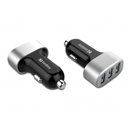 Sandberg Multi Car Charger 3xUSB 7.2AWith the Sandberg Multi Car Charger 3 x USB, you’ll always have a USB port to hand in your car, whether it’syour iPad, iPhone, iPod or another USB device that’s running low on power.Sandberg