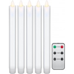 LED real wax rod candles.  A beautiful and safe lighting solution for many areas including homes and loggias, offices or schools
