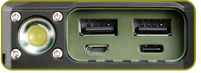 Powerbank - Kraftig Powerbank med flere USB udgange.
